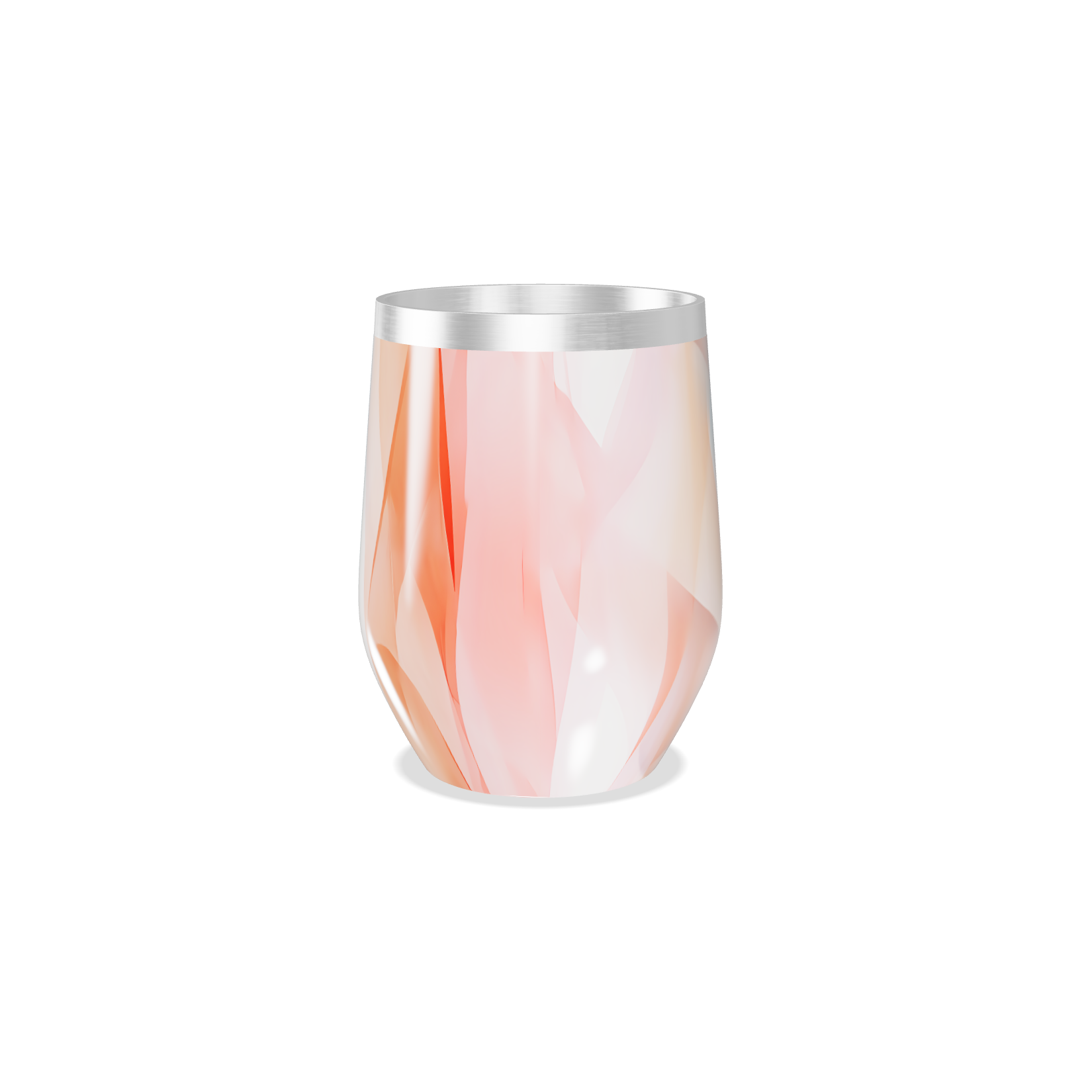 Copo Térmico Slim - Rosa Translúcido Aço Inox