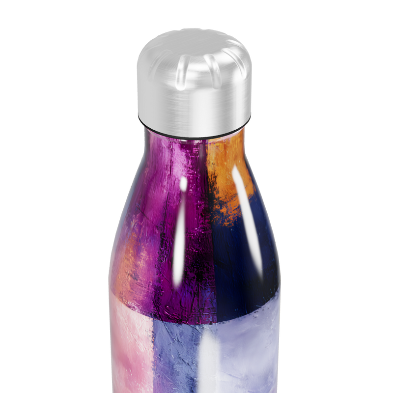 Garrafa Inox - Estampa Colorida Abstrata