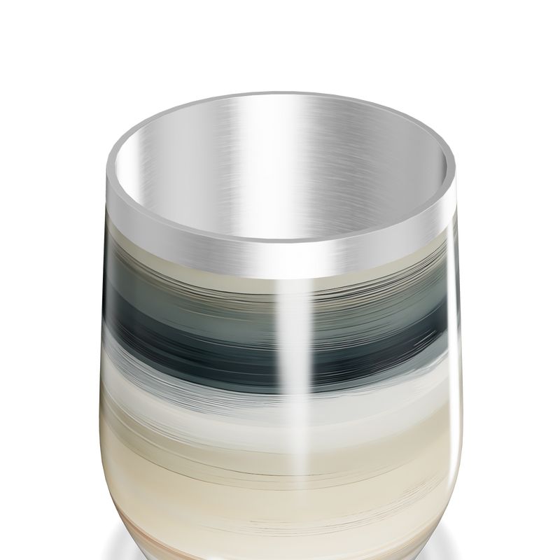 Copo Térmico Slim - Listrado Aço Inox