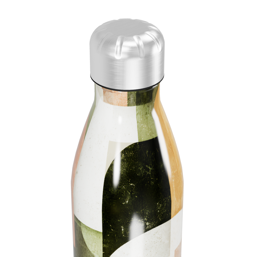 Garrafa Inox - Estampa Colorida Geométrica