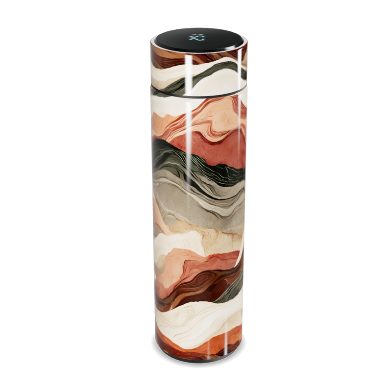 Garrafa Térmica Touch - Estampa Marmorizada