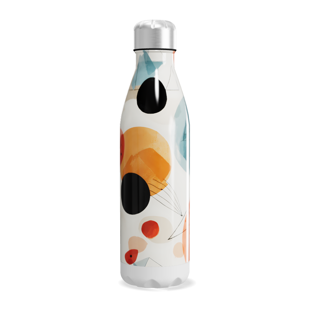 Garrafa Inox Estampada Colorida 500ml