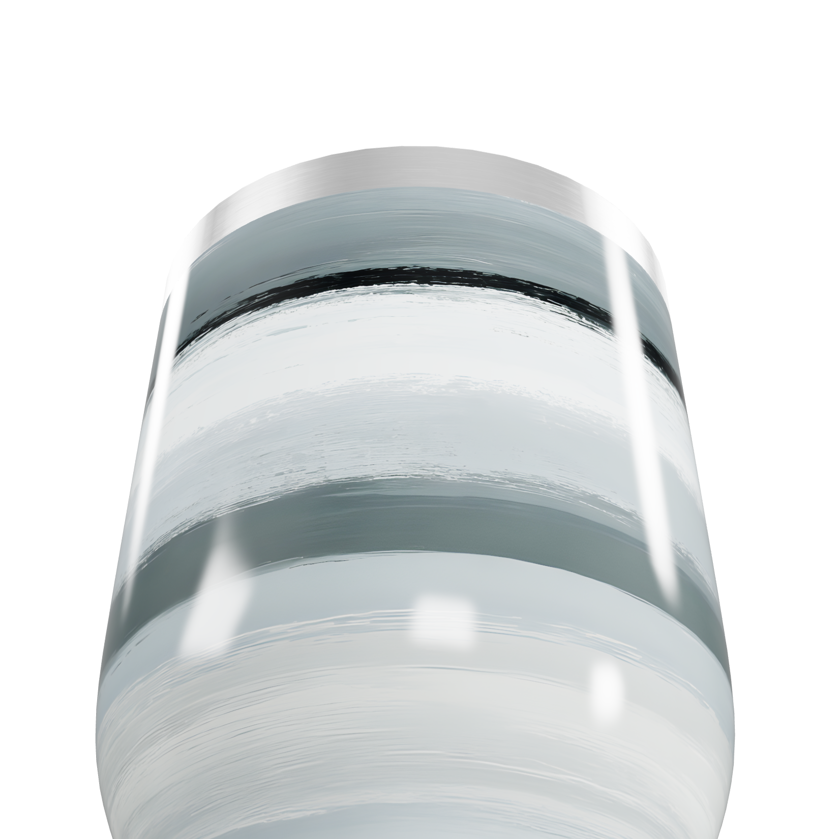 Copo Térmico Slim - Listras Cinza em Aço