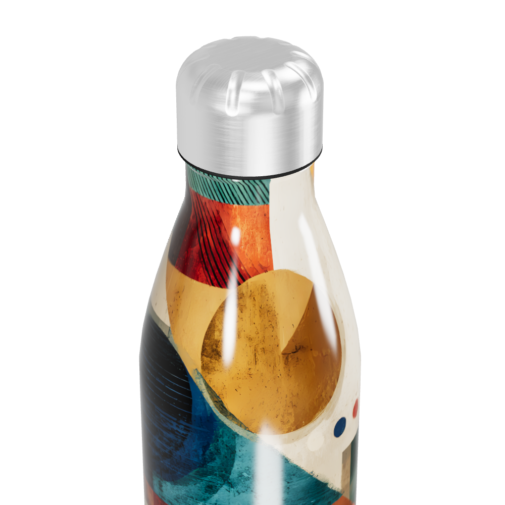 Garrafa Inox - Estampa Colorida Geométrica