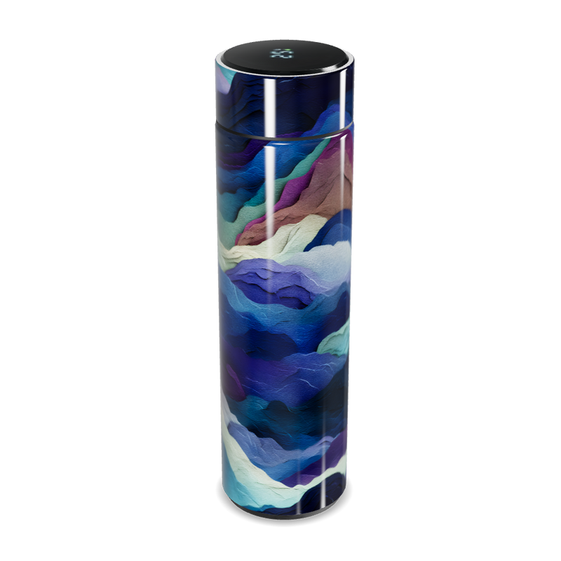 Garrafa Térmica Touch - Design Colorido Abstrato