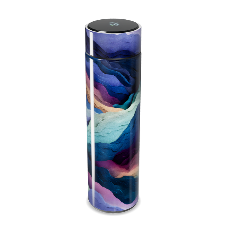 Garrafa Térmica Touch - Design Colorido Abstrato