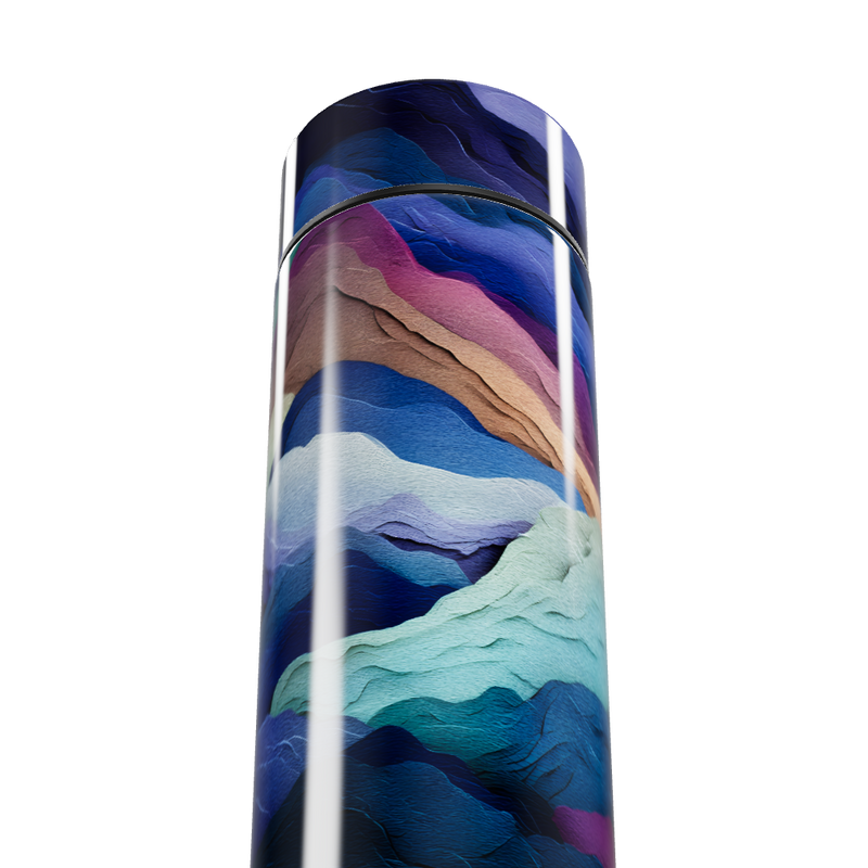 Garrafa Térmica Touch - Design Colorido Abstrato