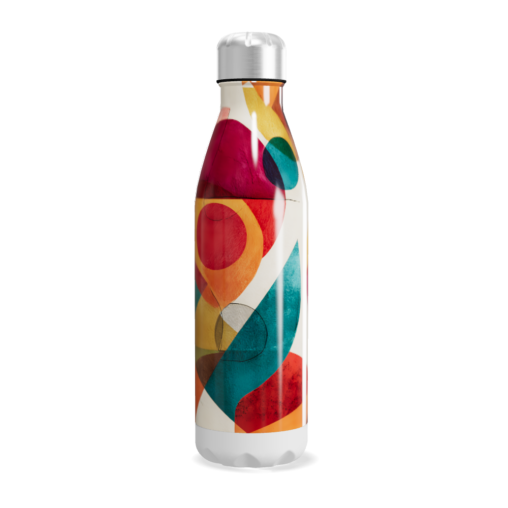 Garrafa Inox - Estampa Colorida