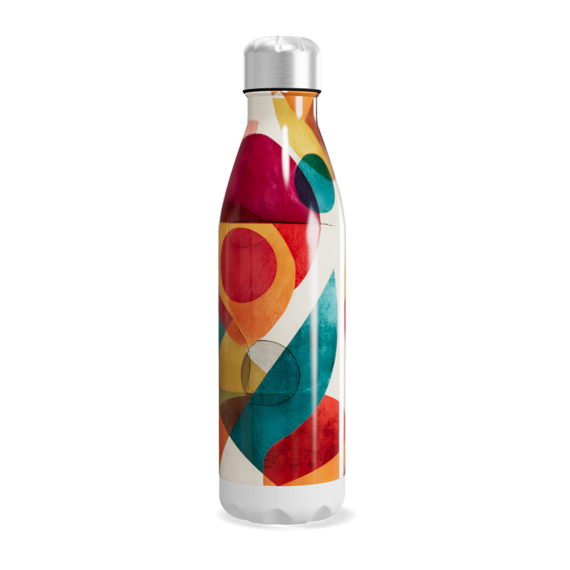 Garrafa Inox - Estampa Colorida
