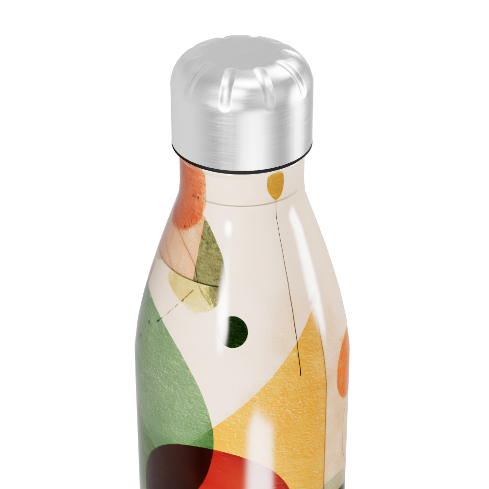 Garrafa Inox - Estampada Geométrica Colorida