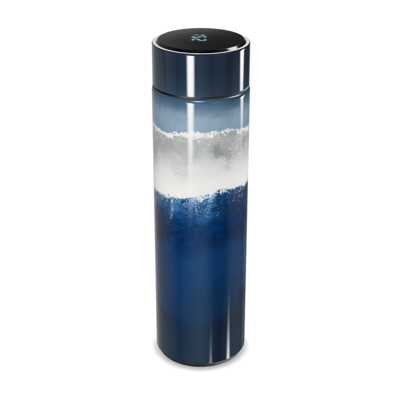 Garrafa Térmica Touch Azul Vidro 500ml