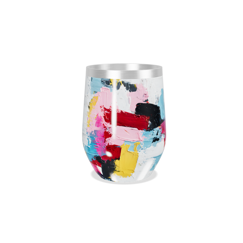 Copo Térmico Slim - Estampado Colorido Inox