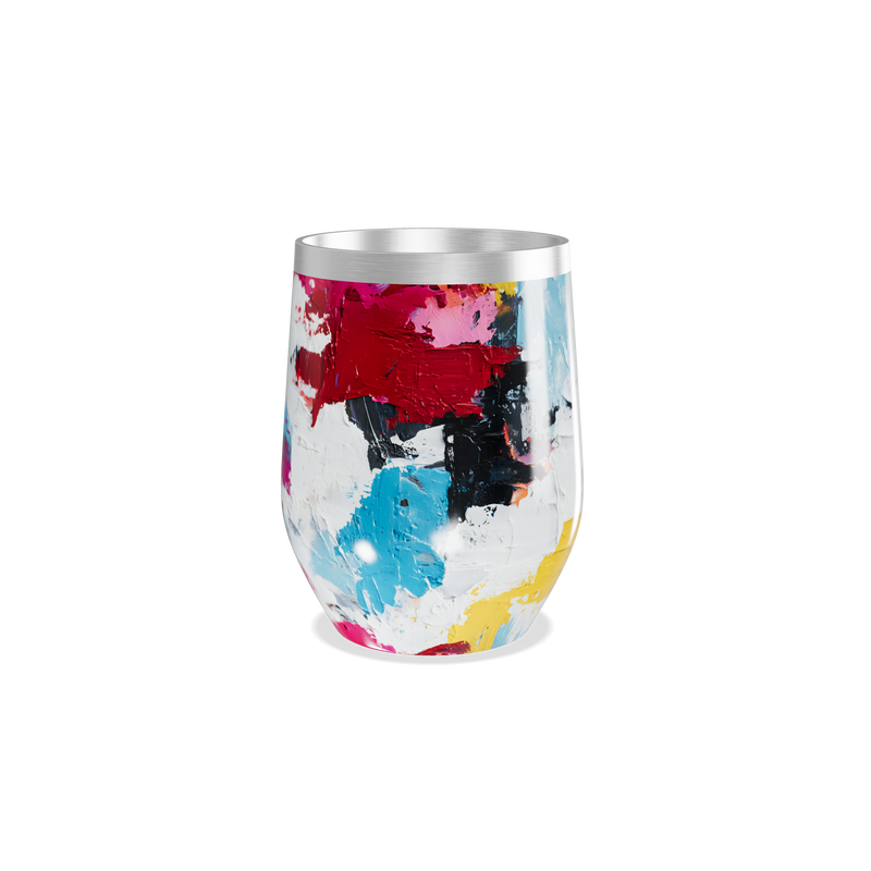 Copo Térmico Slim - Estampado Colorido Inox