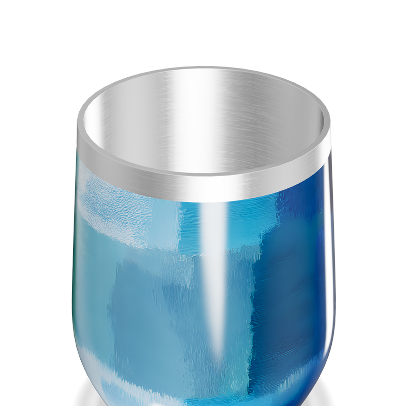 Copo Térmico Slim - Azul Metálico Inox