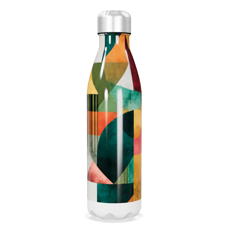 Garrafa Inox - Estampada Multicolorida