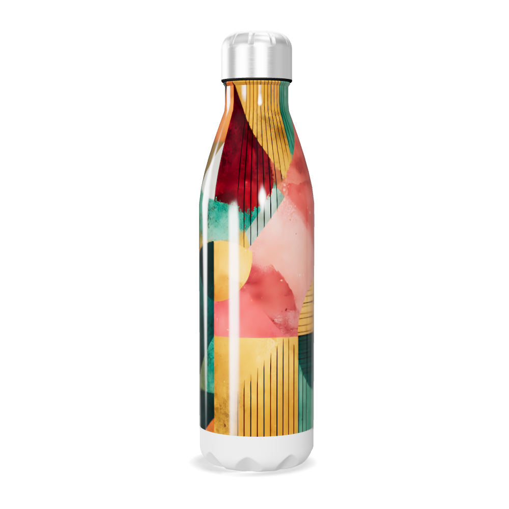 Garrafa Inox - Estampada Multicolorida
