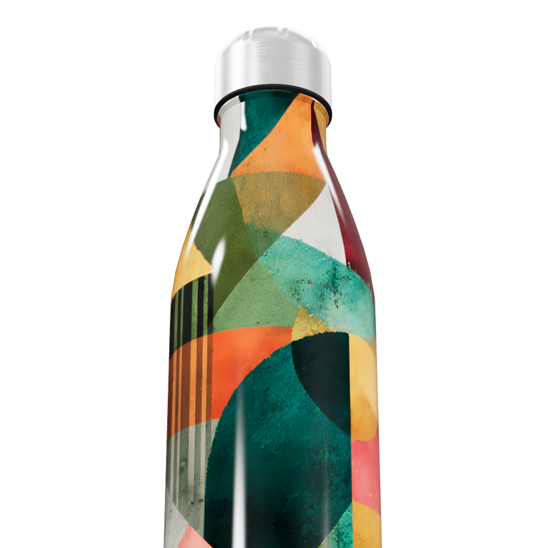 Garrafa Inox - Estampada Multicolorida