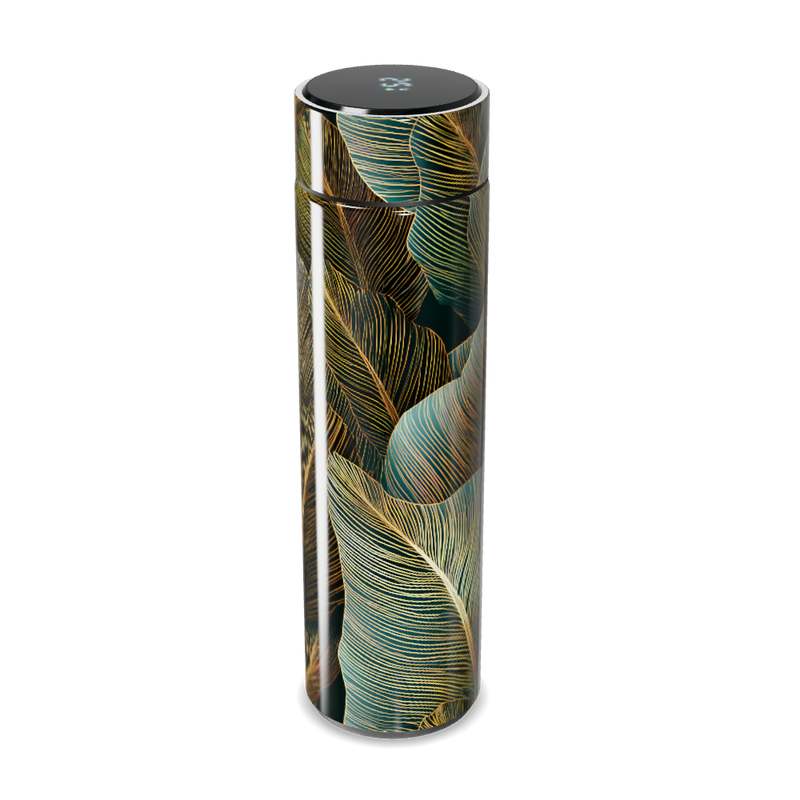 Garrafa Térmica Touch - Folhas Multicoloridas