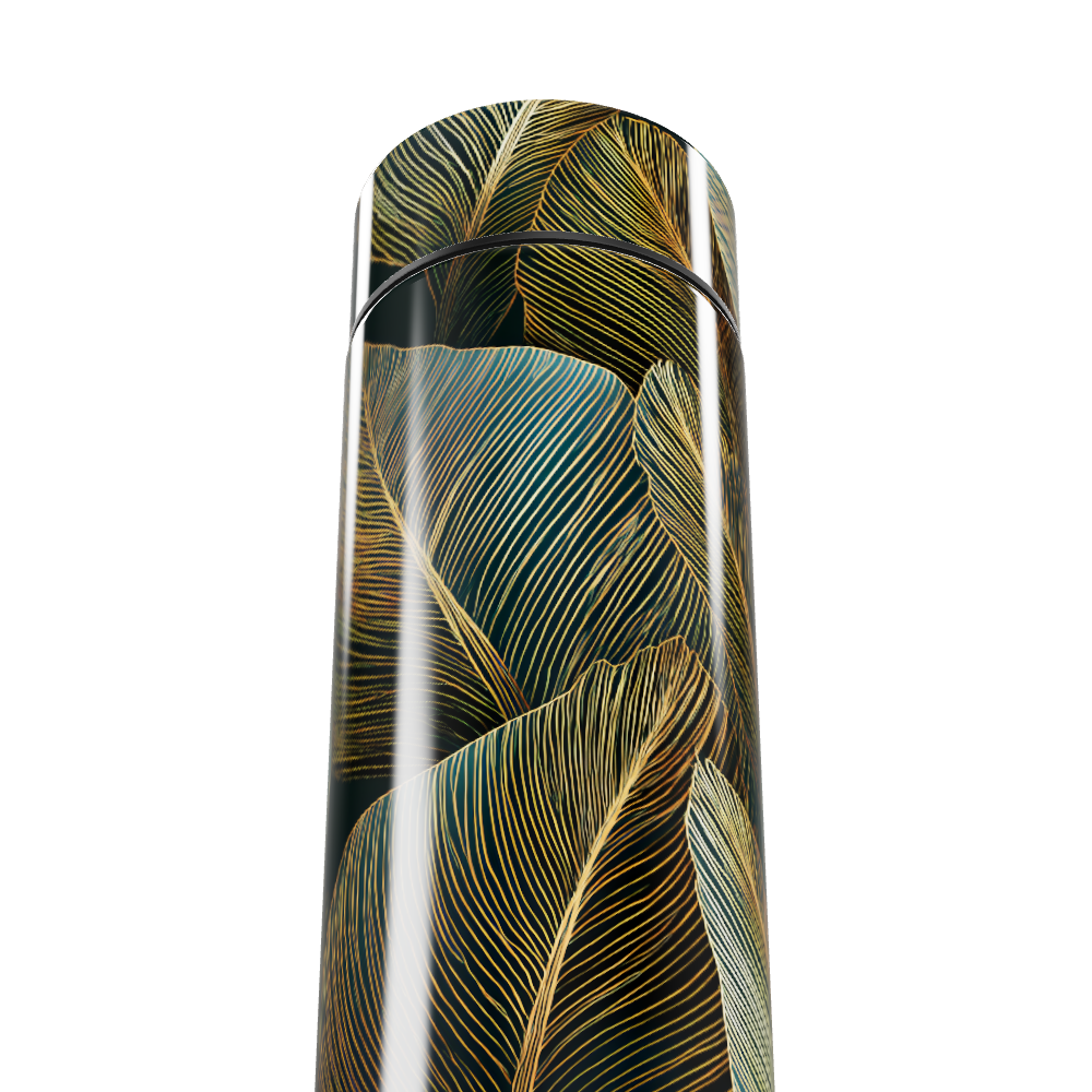 Garrafa Térmica Touch - Folhas Multicoloridas