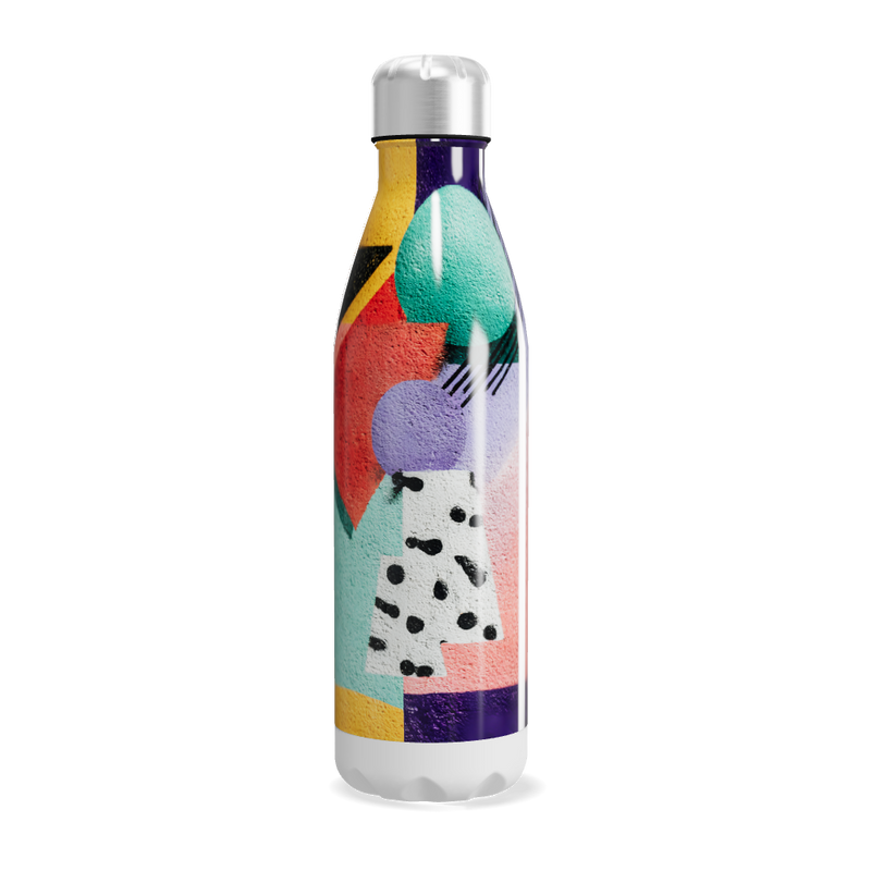 Garrafa Inox Colorida Estampada 750ml