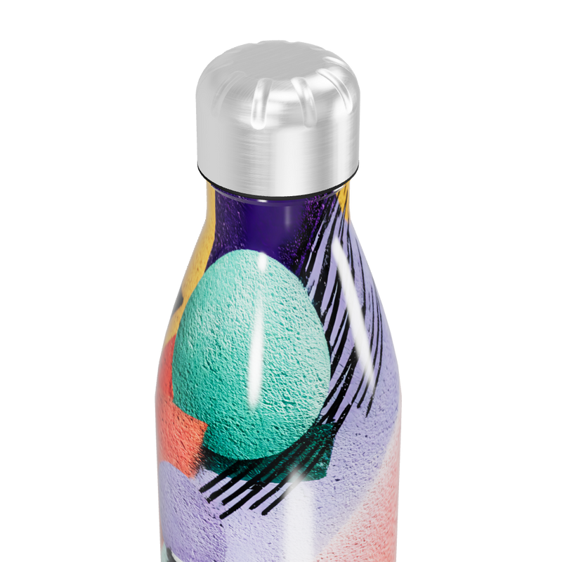 Garrafa Inox Colorida Estampada 750ml