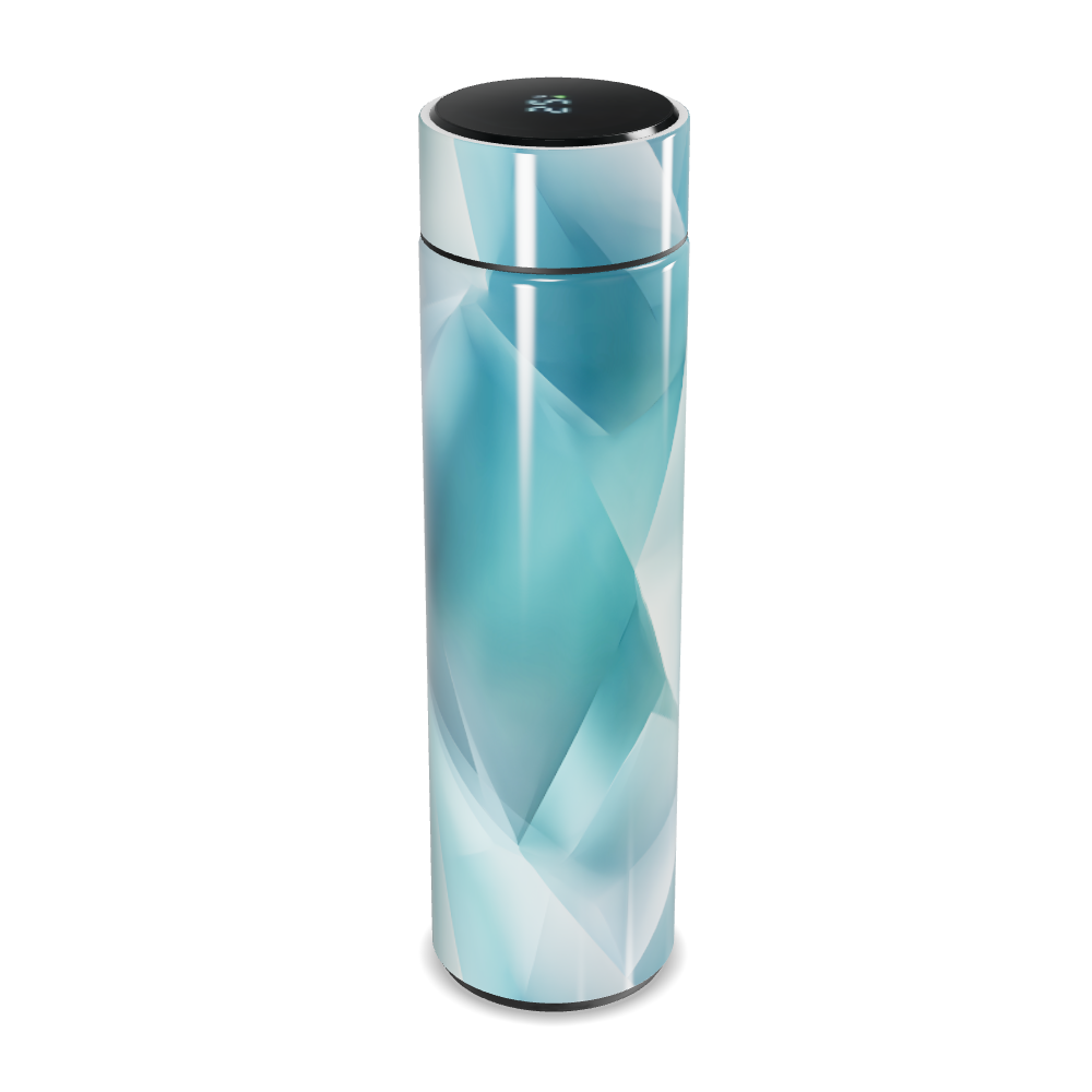 Garrafa Térmica Touch - Azul Geométrico