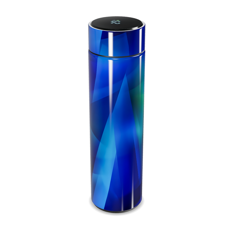 Garrafa Térmica Touch - Azul Multicolorida