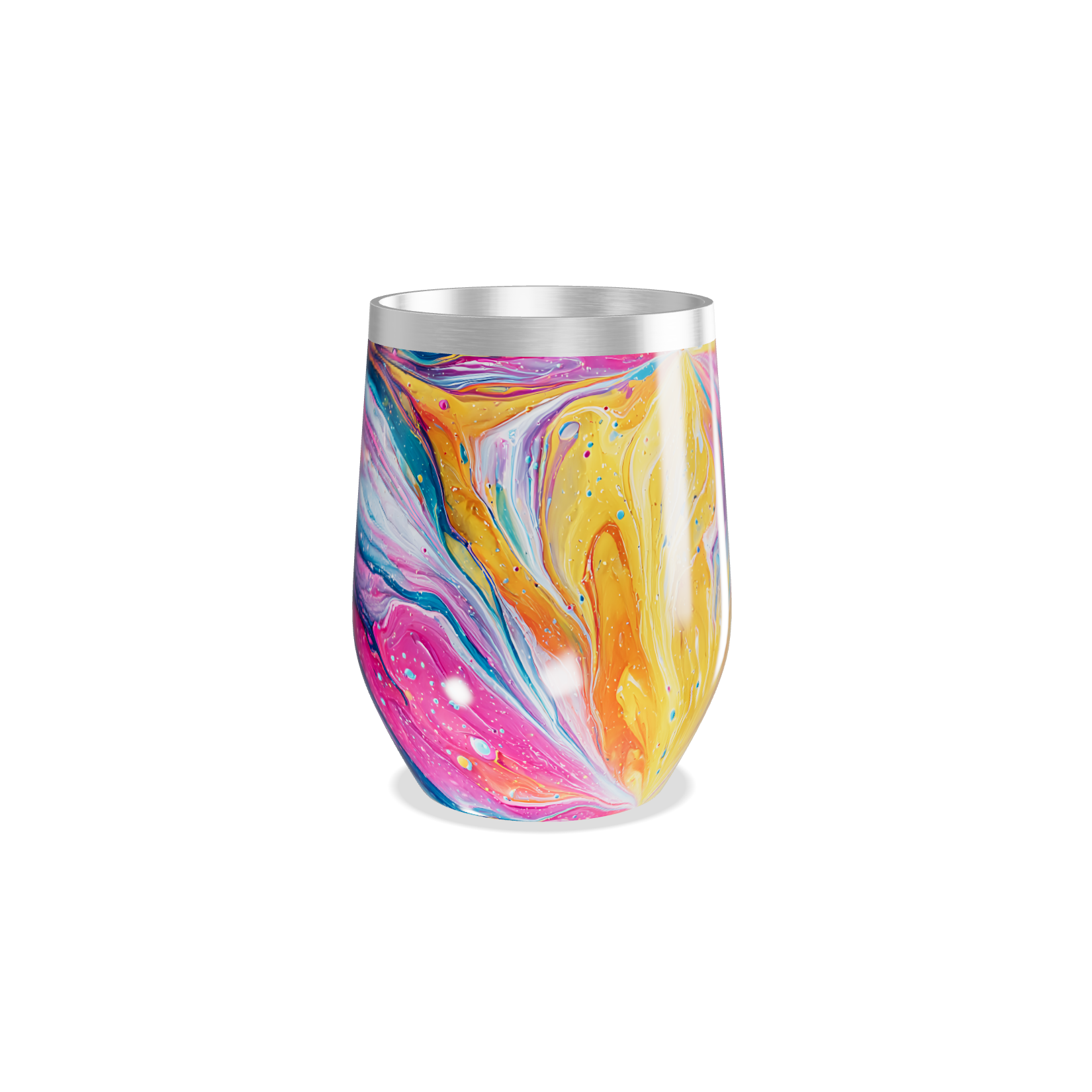 Copo Térmico Slim - Estampa Multicolorida