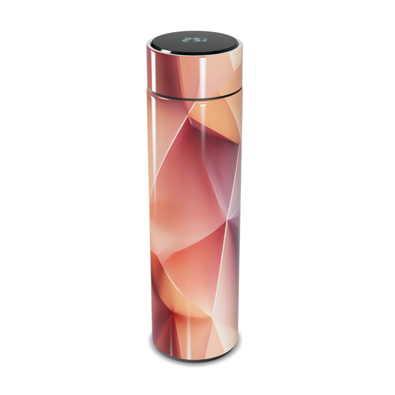 Garrafa Térmica Touch - Geométrica Rosa