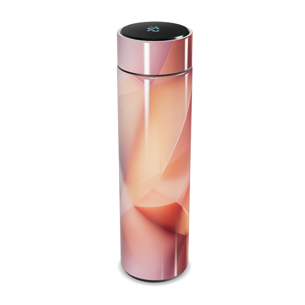 Garrafa Térmica Touch - Geométrica Rosa