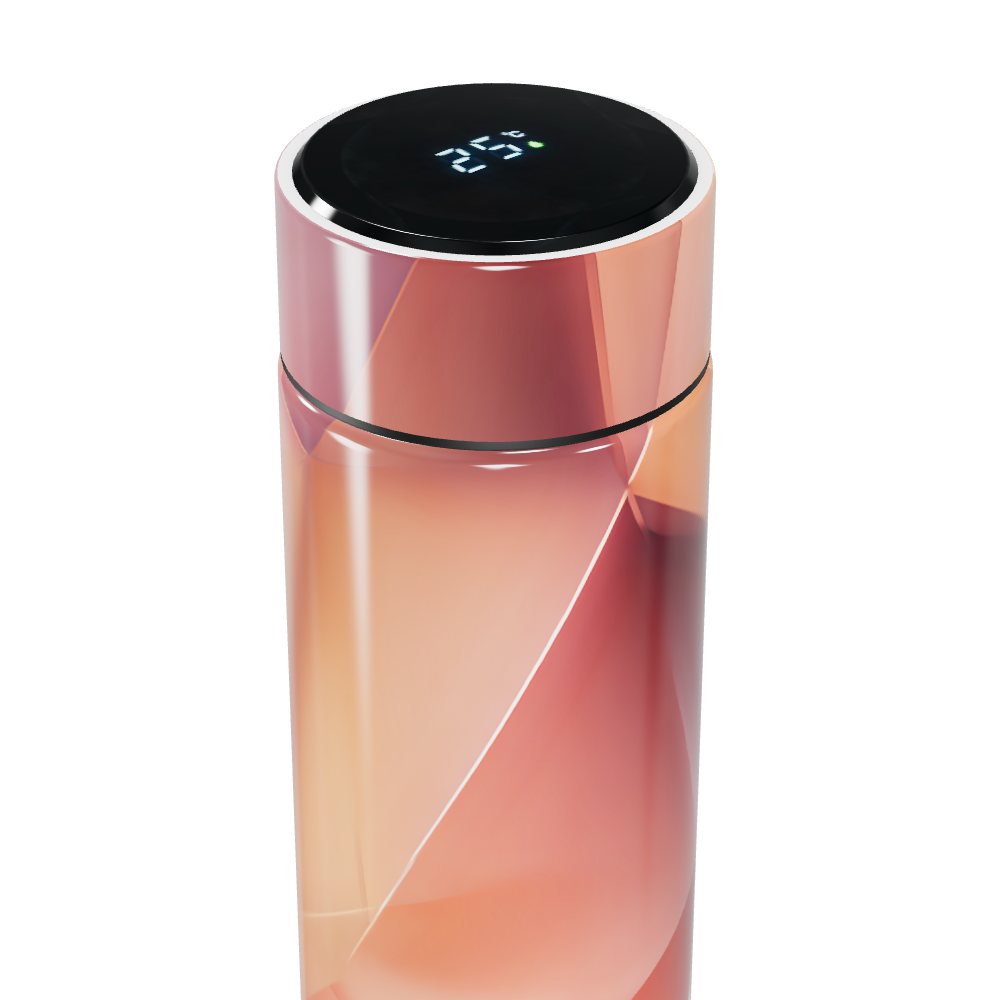 Garrafa Térmica Touch - Geométrica Rosa