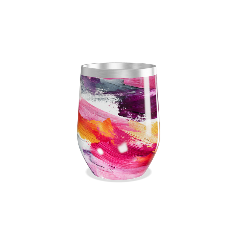 Copo Térmico Slim - Estampa Colorida Aço Inox