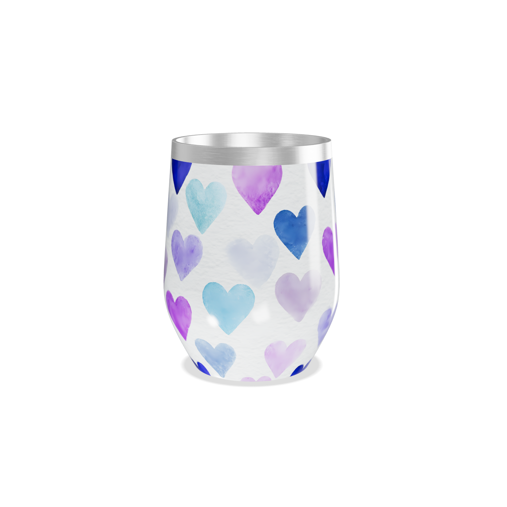 Copo Térmico Slim - Corações Coloridos