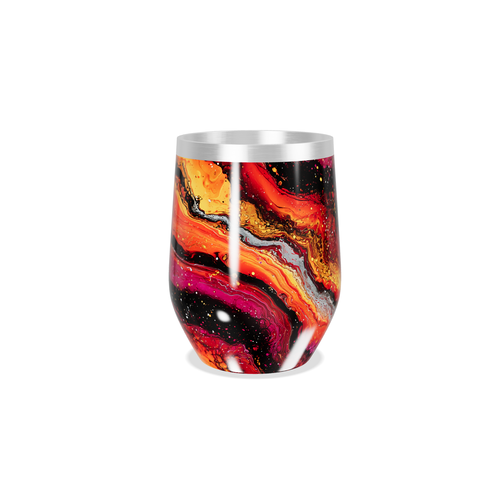 Copo Térmico Slim - Estampa Galáxia Colorida