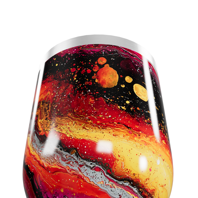 Copo Térmico Slim - Estampa Galáxia Colorida