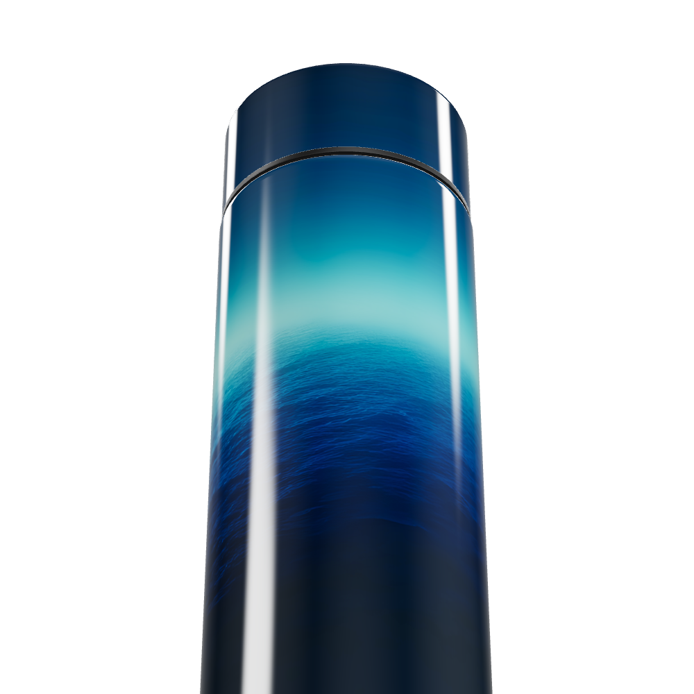 Garrafa Térmica Touch - Azul Gradiente Digital