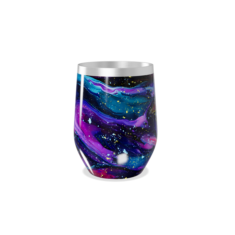 Copo Térmico Slim - Estampa Galáxia Colorida