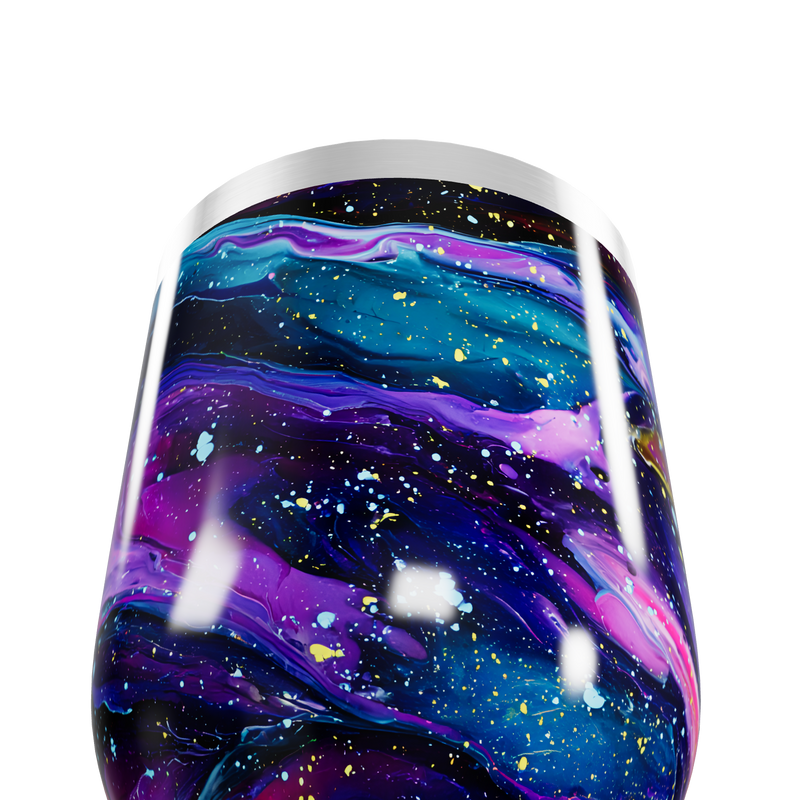 Copo Térmico Slim - Estampa Galáxia Colorida