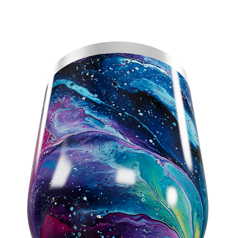 Copo Térmico Slim - Estampa Galáxia Colorida