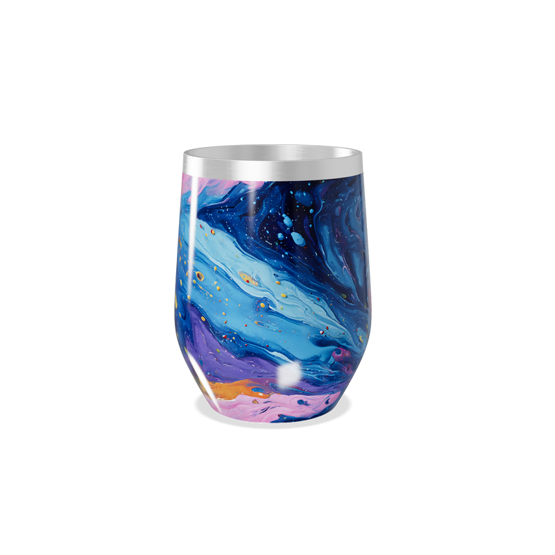 Copo Térmico Slim - Estampa Galáxia Colorida