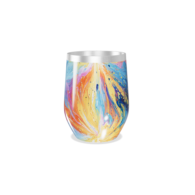 Copo Térmico Slim - Estampa Galáxia Colorida