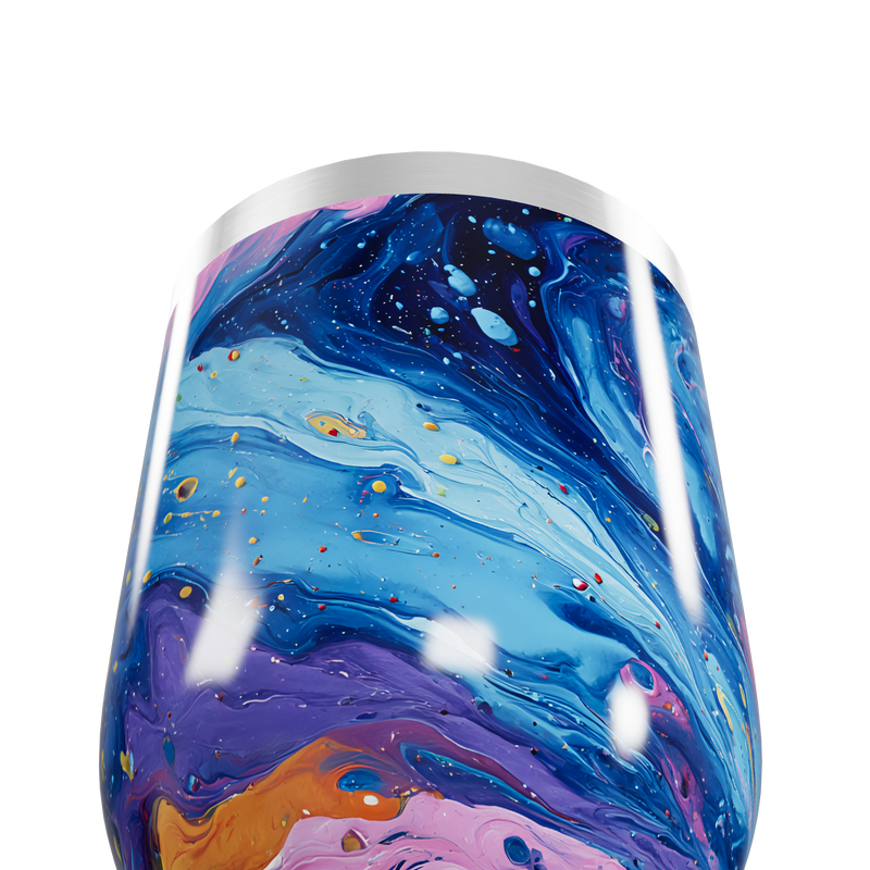 Copo Térmico Slim - Estampa Galáxia Colorida