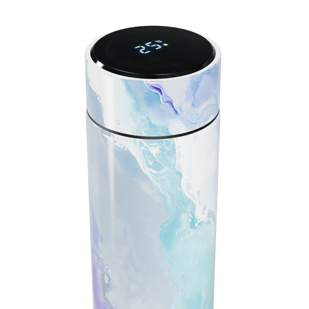 Garrafa Térmica Touch - Mármore Azul