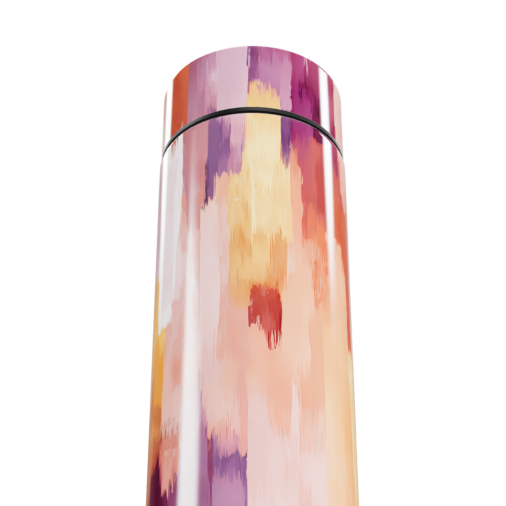 Garrafa Térmica Touch - Estampa Colorida Abstrata