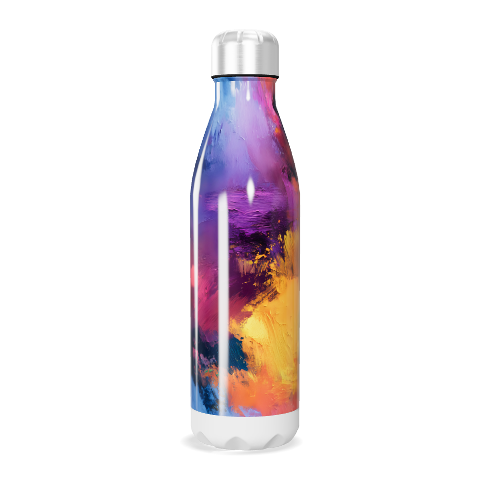 Garrafa Inox - Estampa Artística Colorida