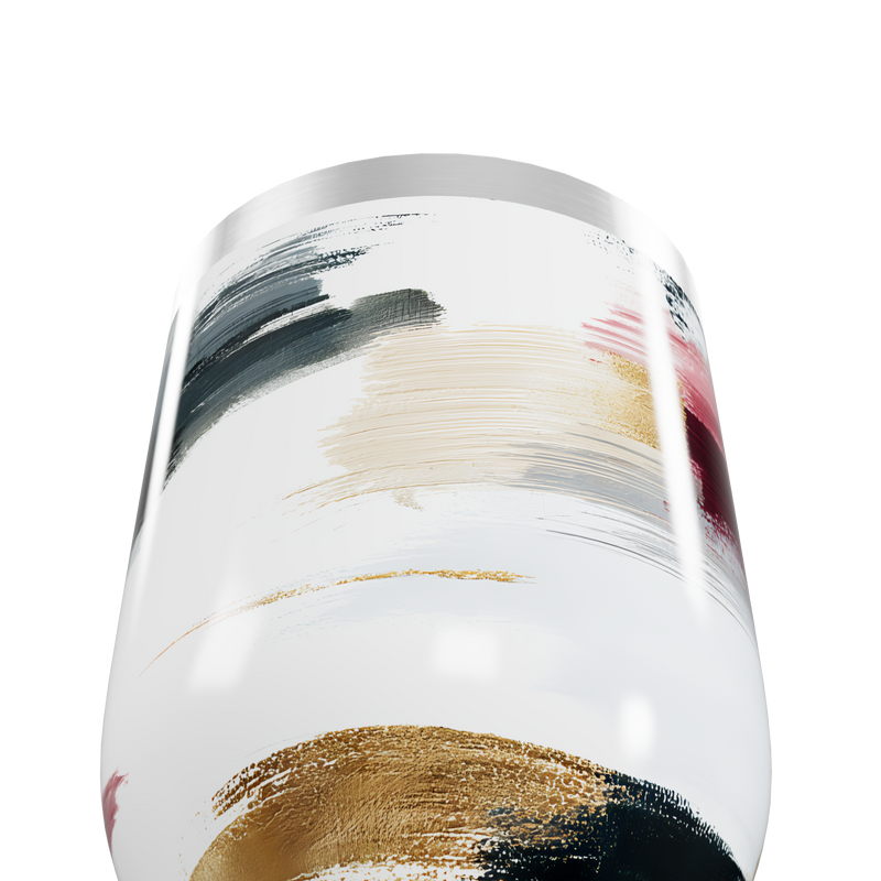 Copo Térmico Slim - Estampa Abstrata Colorida