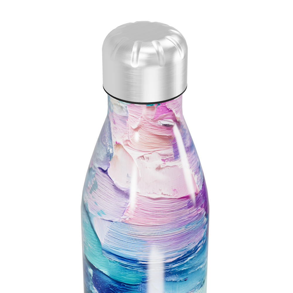 Garrafa Inox - Colorida Abstrata
