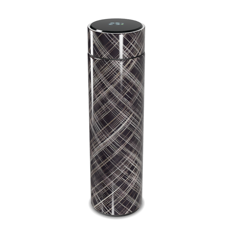 Garrafa Térmica Touch - Preta com Listras