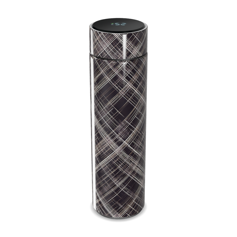 Garrafa Térmica Touch - Preta com Listras