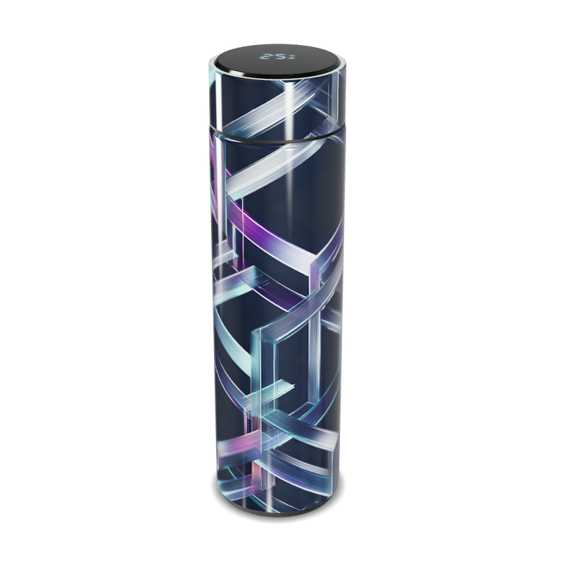 Garrafa Térmica Touch - Estampa Geométrica Colorida